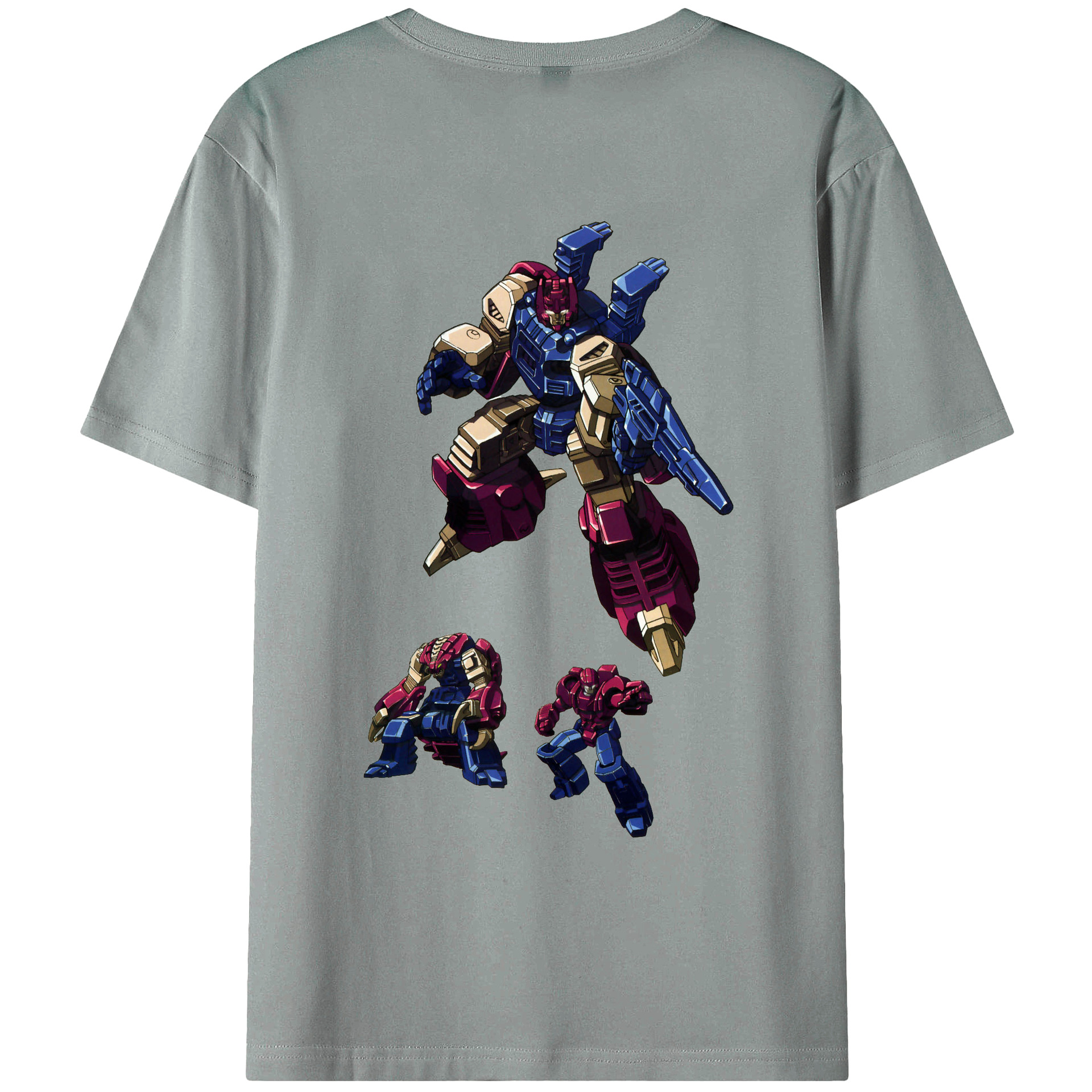 （画像用）  綿100％ メンズ半袖Tシャツ（バックプリント） 通気性